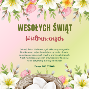 Życzenia świąteczne na Wielkanoc 2026